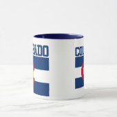 Mug Drapeau de l'État du Colorado Musique (Centre)