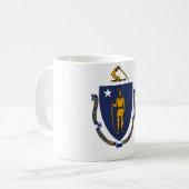Mug Drapeau de l'État du Massachusetts (Devant gauche)