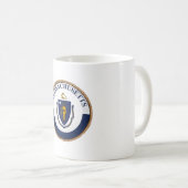 Mug Drapeau de l'État du Massachusetts (Devant droit)