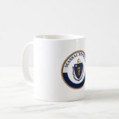 Mug Drapeau de l'État du Massachusetts (Devant gauche)