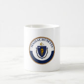 Mug Drapeau de l'État du Massachusetts (Centre)