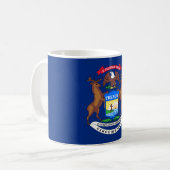 Mug Drapeau de l'État du Michigan (Devant gauche)