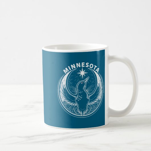 Mug drapeau de l'état du Minnesota rebelle plongeur  (Droite)