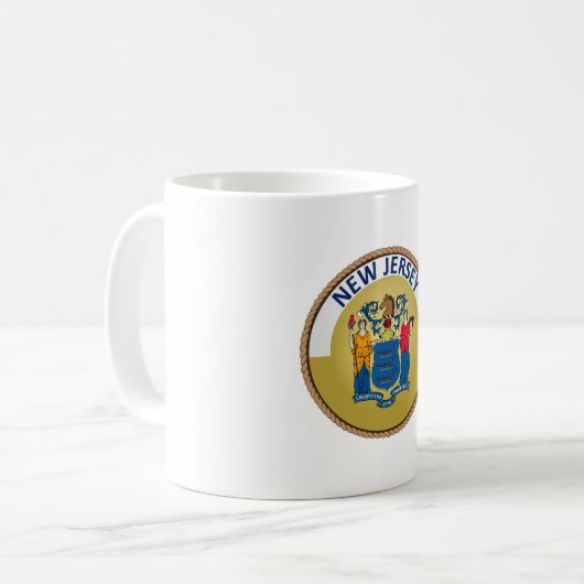 Mug Drapeau de l'état du New Jersey (Devant gauche)