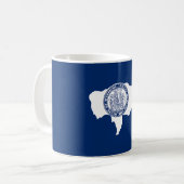 Mug Drapeau de l'État du Wyoming (Devant gauche)