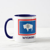 Mug Drapeau de l'État du Wyoming (Gauche)