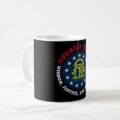MUG DRAPEAU DE L'ÉTAT GEORGIA PEACH (Devant gauche)