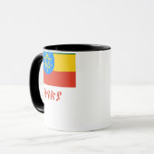 Mug Drapeau de l'Ethiopie avec le nom en amharique (Devant gauche)