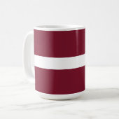 Mug Drapeau de Lettonie (Devant gauche)