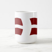 Mug Drapeau de Lettonie (Centre)