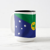 Mug Drapeau de l'Île Christmas (Devant gauche)