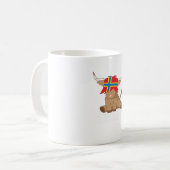Mug Drapeau de l'île d'Orkney cadeau écossais coupe de (Devant gauche)