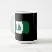 Mug Drapeau de l'Île Norfolk (Devant gauche)