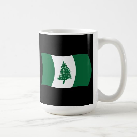 Mug Drapeau de l'Île Norfolk (Droite)