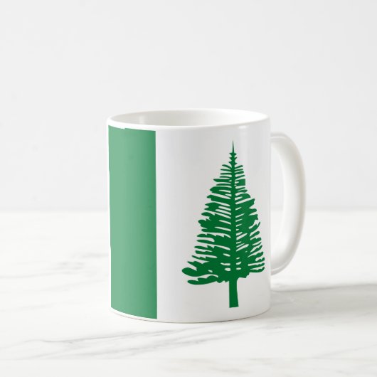 Mug Drapeau de l'île Norfolk (Devant droit)