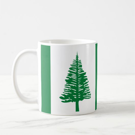 Mug Drapeau de l'île Norfolk (Gauche)