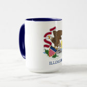 Mug drapeau de l'Illinois (Devant gauche)