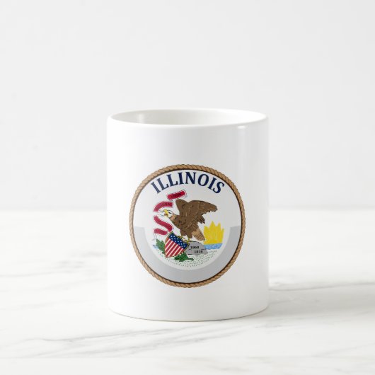Mug Drapeau de l'Illinois (Centre)