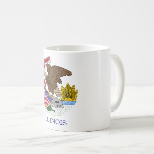 Mug Drapeau de l'Illinois (Devant droit)