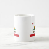 Mug Drapeau de lingot de banane de République de Santa (Centre)