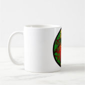 Mug drapeau de lion de reggae de rasta (Gauche)