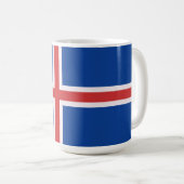 Mug Drapeau de l'Islande (Devant droit)