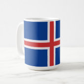 Mug Drapeau de l'Islande (Devant gauche)