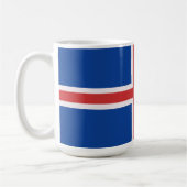 Mug Drapeau de l'Islande (Gauche)