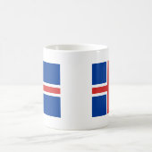 Mug Drapeau de l'Islande (Centre)
