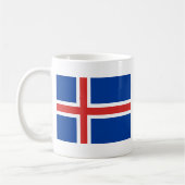 Mug Drapeau de l'Islande (Gauche)