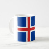 Mug Drapeau de l'Islande (Devant gauche)