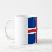 Mug Drapeau de l'Islande (Gauche)