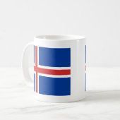 Mug Drapeau de l'Islande (Devant gauche)