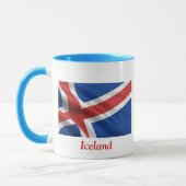 Mug Drapeau de l'Islande (Gauche)