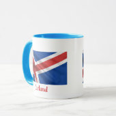 Mug Drapeau de l'Islande (Devant gauche)