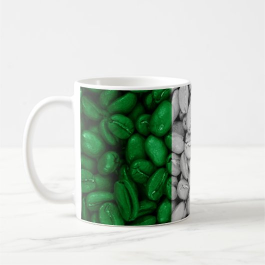 Mug Drapeau de l'Italie avec du café (Gauche)