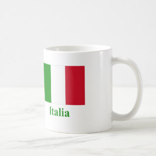 Mug Drapeau de l'Italie avec le nom en italien
