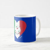 Mug Drapeau de l'ITALIE FOOTBALL et equipes nationales (Devant droit)