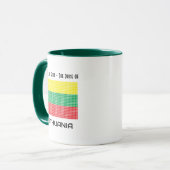 Mug Drapeau de Lituanie (Devant gauche)