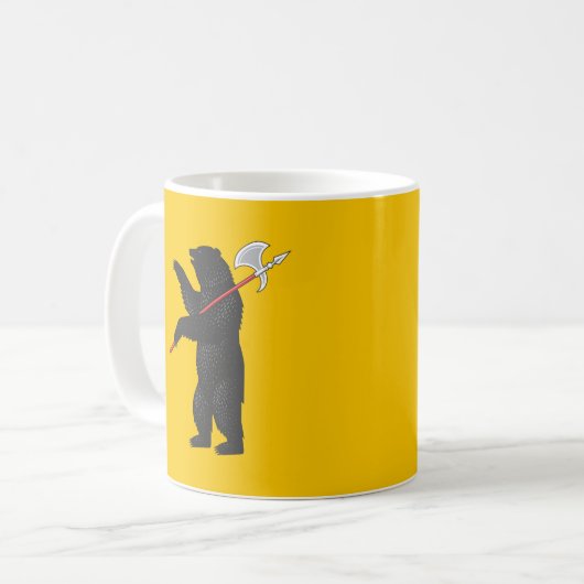 Mug Drapeau de l'oblast de Iaroslavl (Devant gauche)
