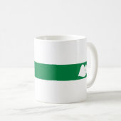 Mug Drapeau de l'oblast de Kurgan (Devant droit)