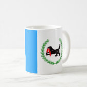 Mug Drapeau de l'oblast d'Irkoutsk (Devant droit)