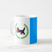Mug Drapeau de l'oblast d'Irkoutsk (Devant gauche)