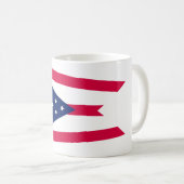 Mug Drapeau de l'Ohio : la bannière Buckeye State (Devant droit)