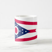 Mug Drapeau de l'Ohio : la bannière Buckeye State (Centre)