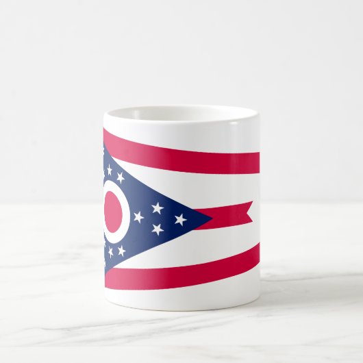 Mug Drapeau de l'Ohio : la bannière Buckeye State (Centre)