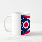 Mug Drapeau de l'Ohio : la bannière Buckeye State (Gauche)