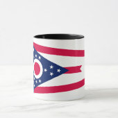 Mug Drapeau de l'Ohio : La bannière de l'État Buckeye (Centre)