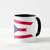 Mug Drapeau de l'Ohio : La bannière de l'État Buckeye (Devant droit)