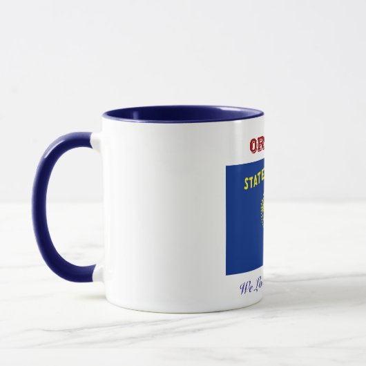Mug Drapeau de l'Oregon (Gauche)